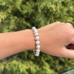 10mm Silver Ball Bead Bracelet