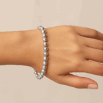 7mm Silver Ball Bead Bracelet