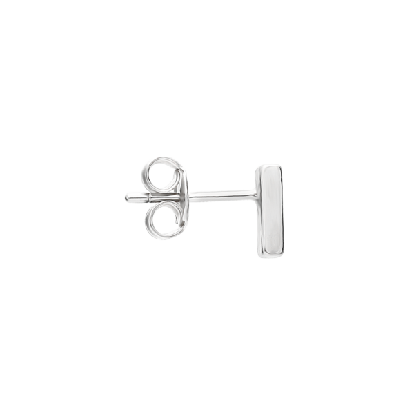 Silver Short Bar Earring