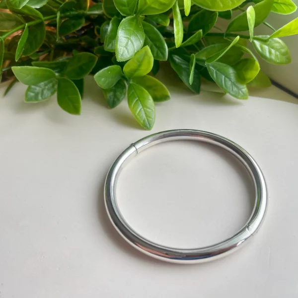 6mm Silver Bangle