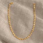 Gold Filled Sequin Necklace