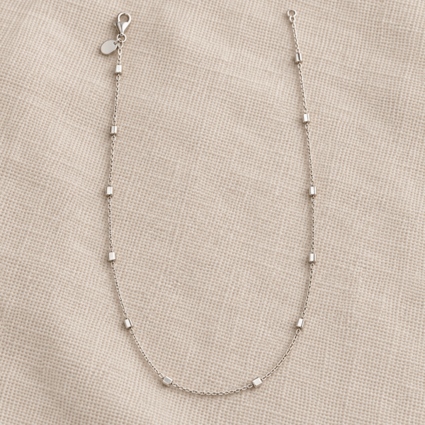 Square Bead Necklace