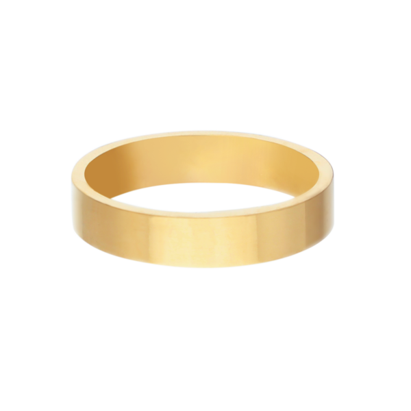 Gold 4mm Smooth Ring