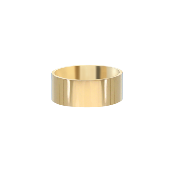 Gold 8mm Smooth Ring
