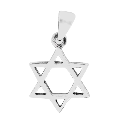 Sterling Silver Star of David Charm