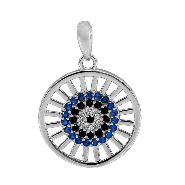 Sterling Silver Evil Eye Charm