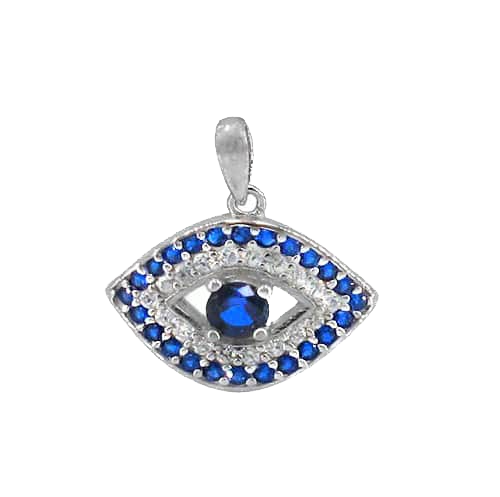 Sterling Silver Evil Eye Charm