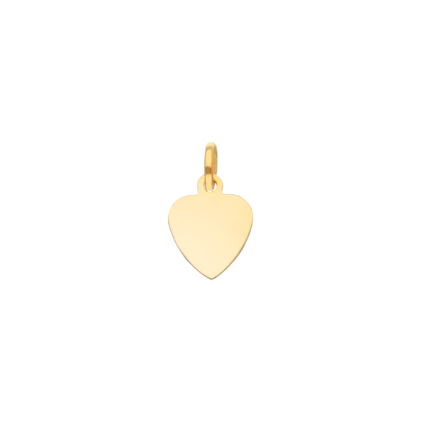 10K Gold Small Heart Tag