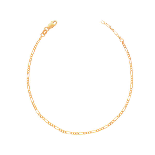 Gold Figaro Chain Anklet