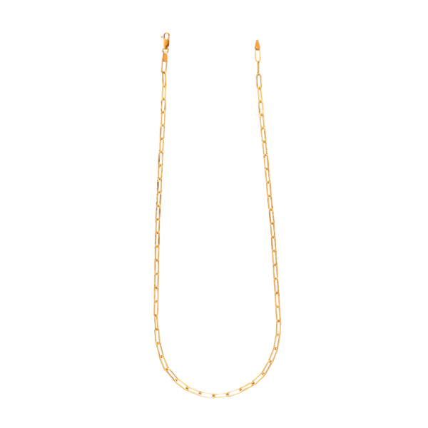 Gold Wheat Chain Necklace