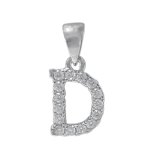 Sterling Silver Alphabet Pendant