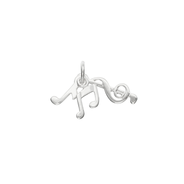 Sterling Silver Multi Music Note Charm