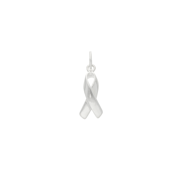 Sterling Silver Ribbon Charm