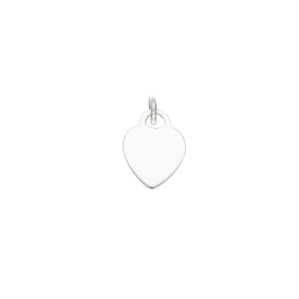 Sterling Silver Small Heart Tag