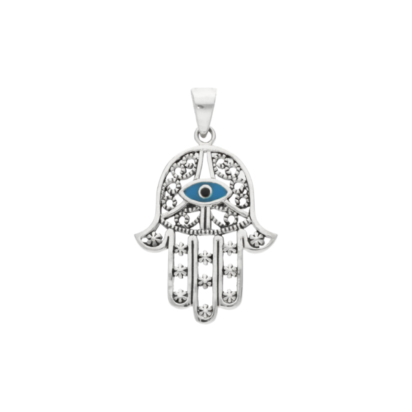 Sterling Silver Oversized Hamsa