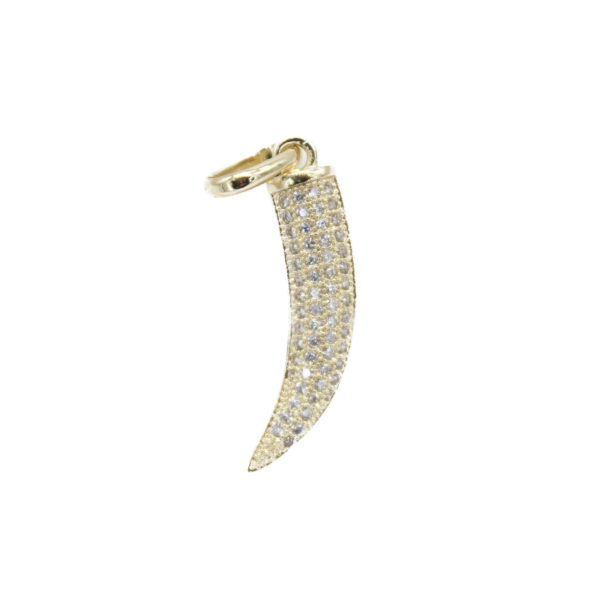 14K Gold Filled Fang Charm