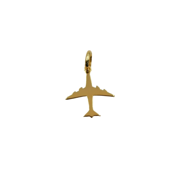 14K Gold Filled Airplane Charm