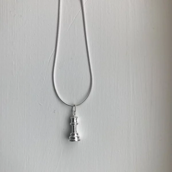 Sterling Silver Chess Piece Charm