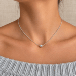Single Ball Bead Necklace