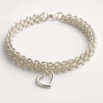 3 Layer Heart Bracelet