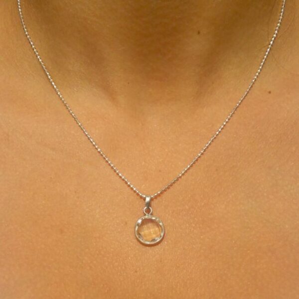 Round Crystal Necklace
