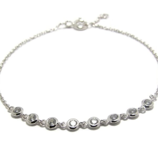 Silver Cubic Zirconia Bracelet