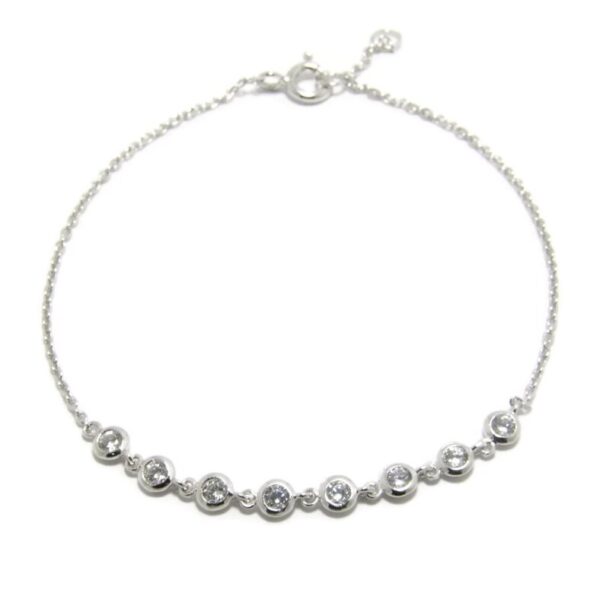 Silver Cubic Zirconia Bracelet