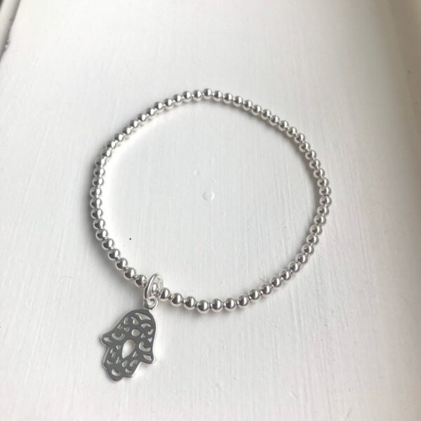 Sterling Silver Hamsa Bracelet