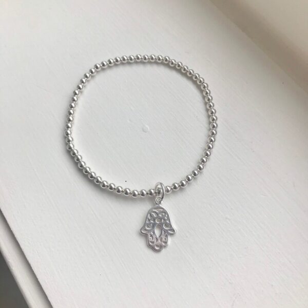 Sterling Silver Hamsa Bracelet