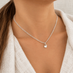 2.5mm Chain Heart Necklace