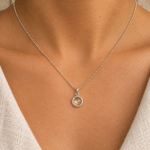 Round Crystal Necklace