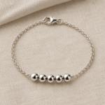 2mm Chain with 5mm Ball Beads Necklace
