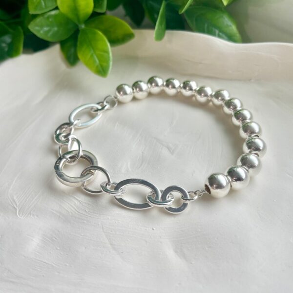 8mm Ball Bead and Chain Bracelet