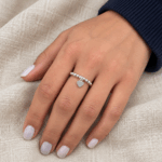 Heart Charm Ring on Elastic