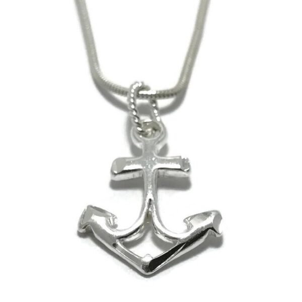 Snake Chain Anchor Necklace