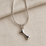 Snake Chain Dog Bone Necklace