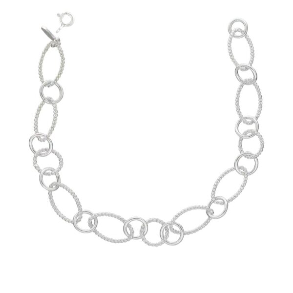 Custom Textured Oval Chain