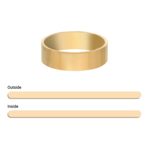 Custom 6mm Gold Band