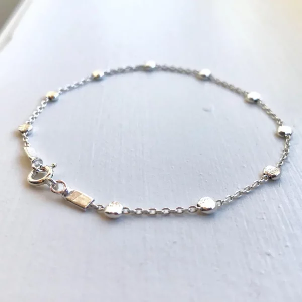 Hammered Beads Bracelet