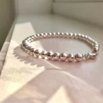 1mm x 1.5mm Faceted Bead Chain Disco Ball Bracelet