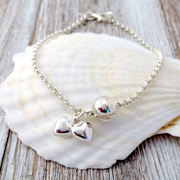 Heart Charm Bracelet