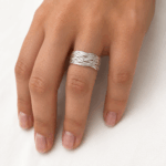 Layered Twisted Wire Ring