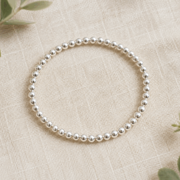 4mm Ball Bead Elastic Bracelet