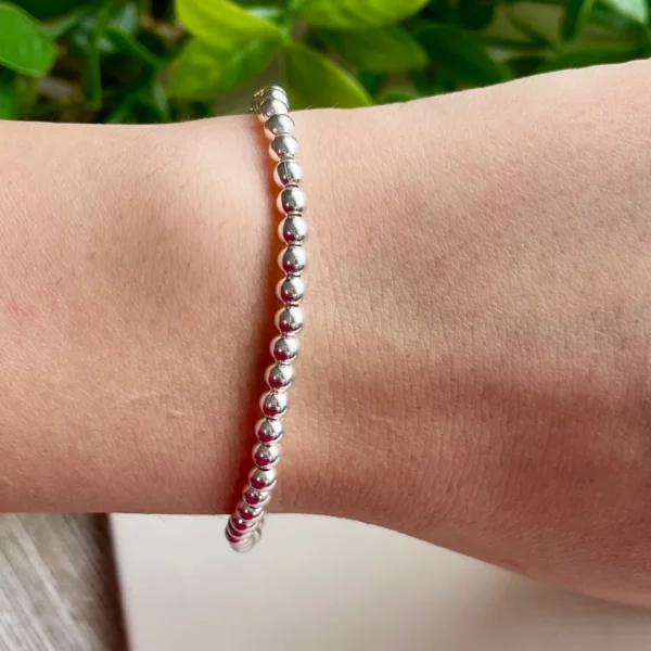 4mm Ball Bead Elastic Bracelet