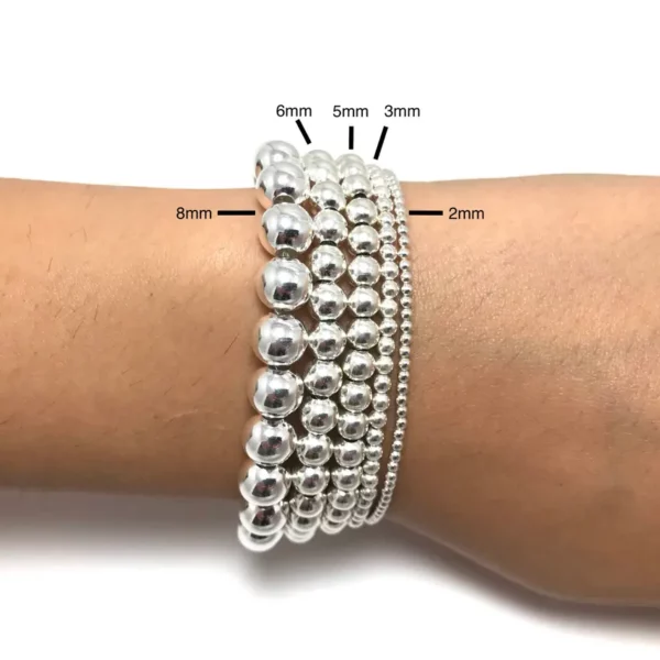 5mm Ball Bead Elastic Bracelet