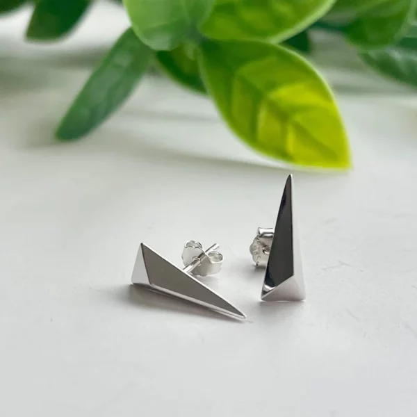 Modern Triangle Pyramid Earrings