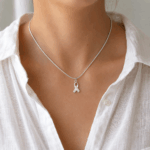 Snake Chain Ribbon Necklace