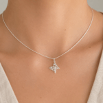 1mm Snake Chain Butterfly Charm Necklace
