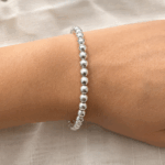 1mm x 1.5mm Faceted Bead Chain Disco Ball Bracelet