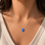 Opal Hamsa Hand Symbol necklace